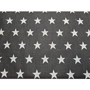 Duo bouillottes sèches en coton aux graines de lin, déhoussables et lavables - Etoiles blanches fond noir