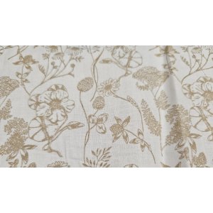 Duo bouillottes sèches en coton aux graines de lin, déhoussables et lavables - Fleurs galet