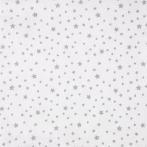 Etui livret de famille - Couleur au choix - Glitter étoiles argentées blanc