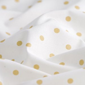 Etui livret de famille - Couleur au choix - Petits pois dorés