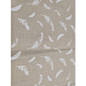 Duo bouillottes sèches en coton aux graines de lin, déhoussables et lavables - Plumes galet