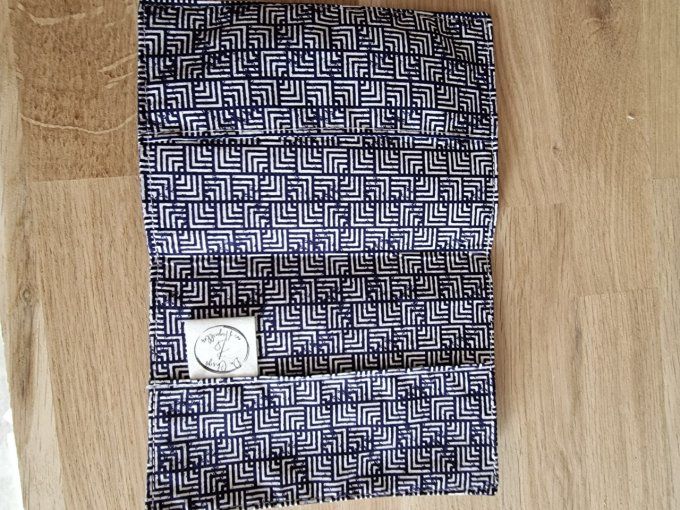Etui à passeport Bleu / Blanc