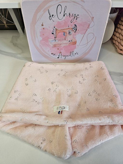 Tour de cou- Snood LA MALBAIE- Petits chats roses