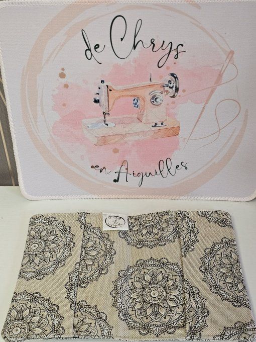 Etui à passeport Mandala