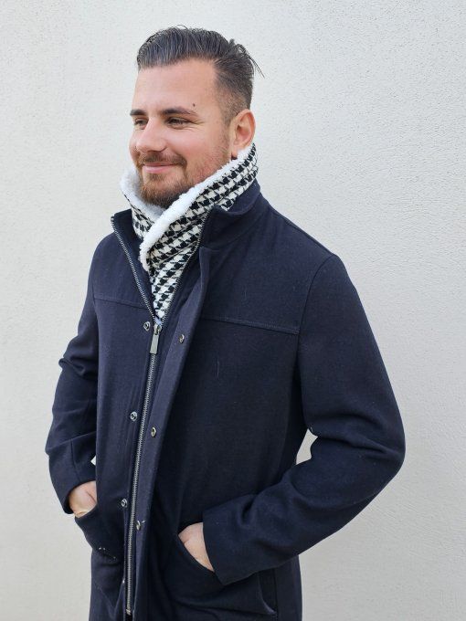 Tour de cou- Snood LA MALBAIE Pied de coq HOMME/FEMME