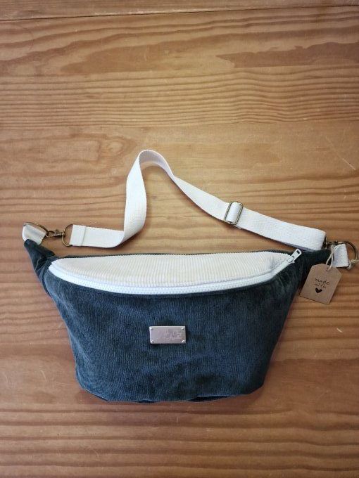 Sac Banane New York (vert/Beige)